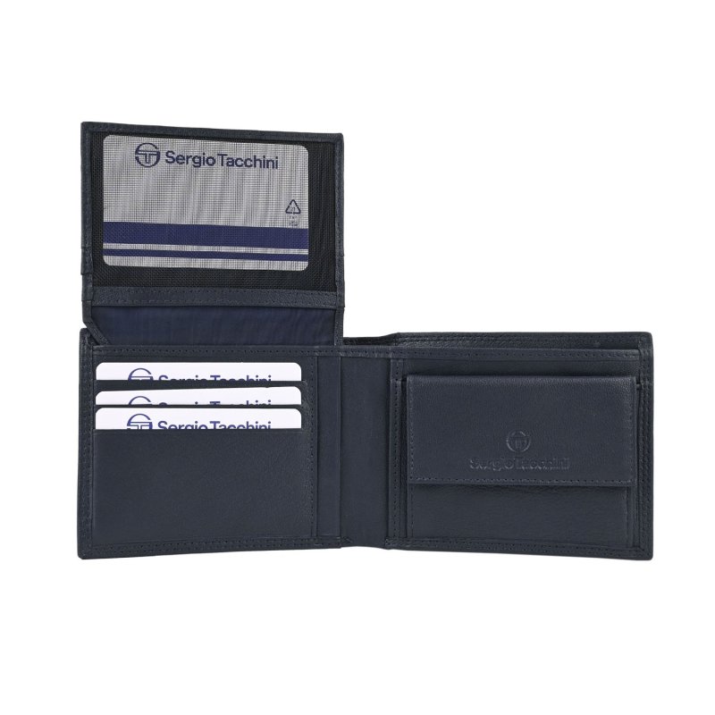 SERGIO TACCHINI Men's Genuine Leather Wallet K50080 — back view