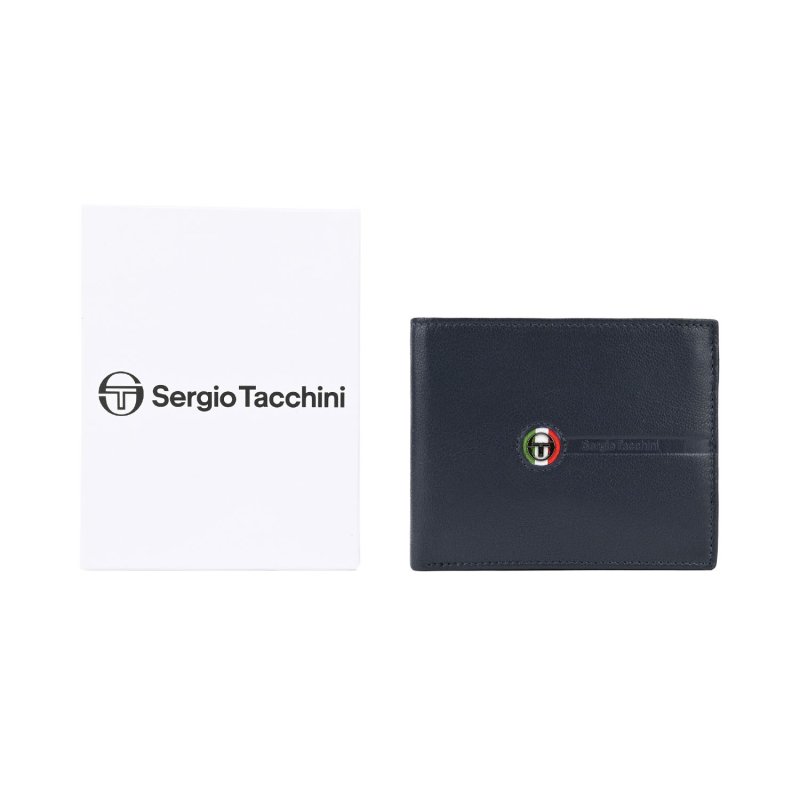 SERGIO TACCHINI PORTEFEUILLE HOMME CUIR K50115 — détail logo