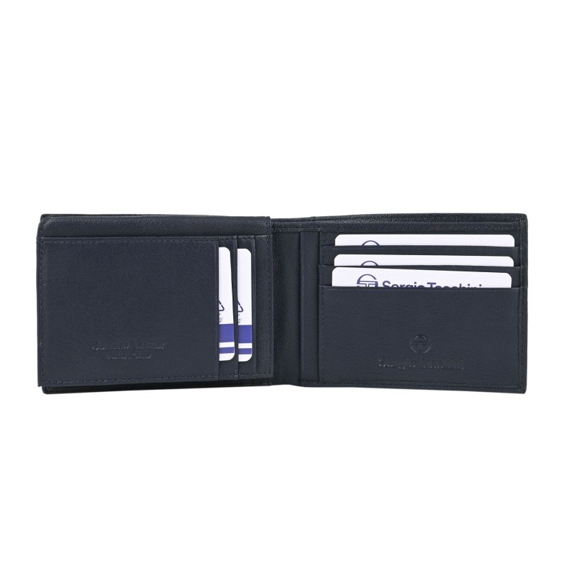 SERGIO TACCHINI Men's Genuine Leather Wallet K50116P038 — front view