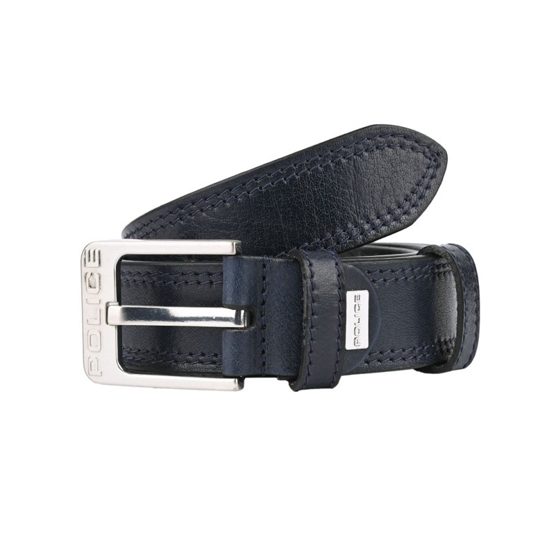 POLICE Men's 100% Genuine Leather Belt, 946 — back view
