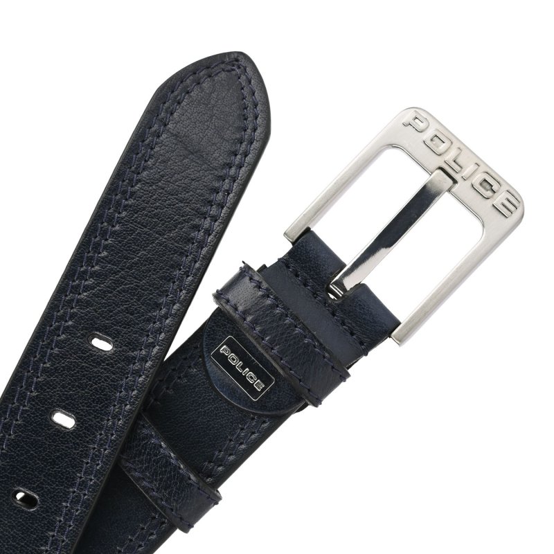 POLICE Men's 100% Genuine Leather Belt, 946 — detail