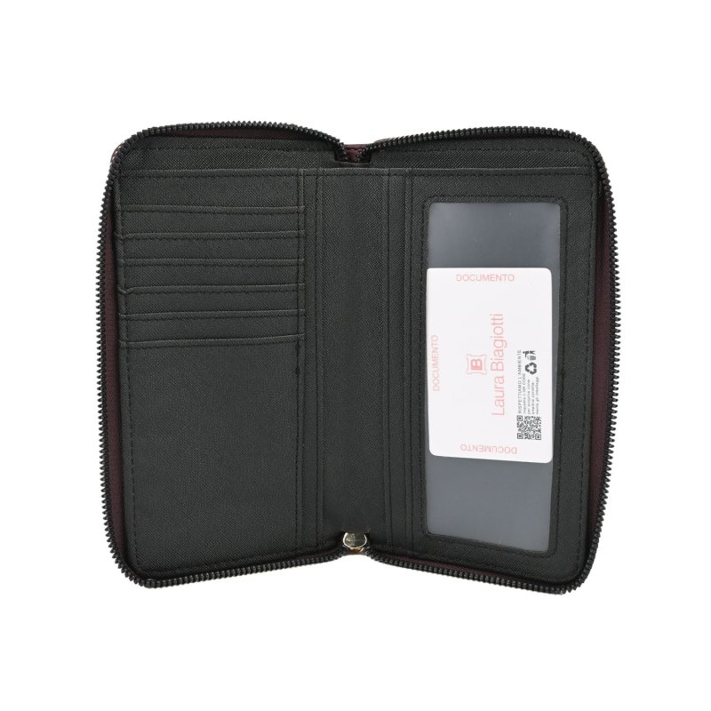 LAURA BIAGIOTTI TRACOLLA DONNA PORTAFOGLIO + PORTACELLULARE PU LB-24W-513-011 — interno