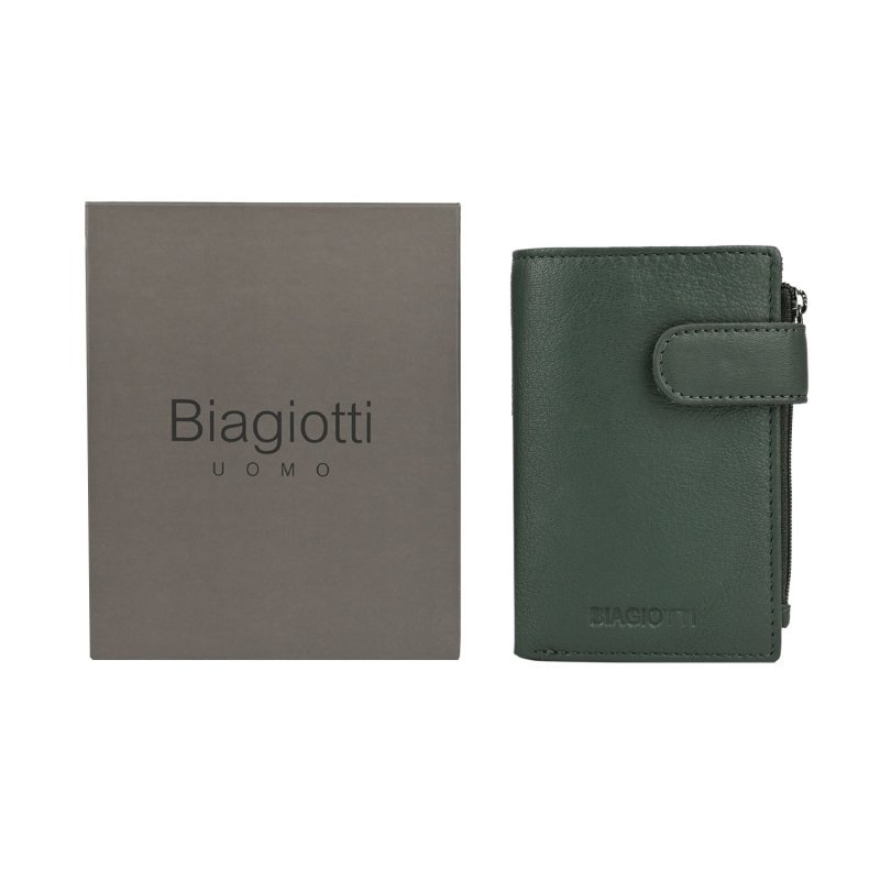 BIAGIOTTI Unisex Genuine Leather Keyring-Card Holder, Multicolor Interior 764-24 — view 14
