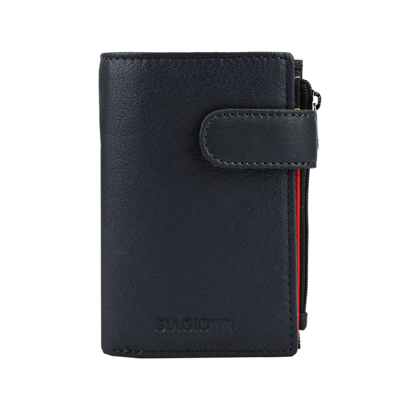 BIAGIOTTI Unisex Genuine Leather Keyring-Card Holder, Multicolor Interior 764-24 — view 16