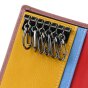 BIAGIOTTI PORTE-CLÉS PORTE-CARTES UNISEXE EN CUIR INTÉRIEUR MULTICOLORE 764-24 — vue 25