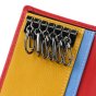 BIAGIOTTI Unisex Genuine Leather Keyring-Card Holder, Multicolor Interior 764-24 — view 30