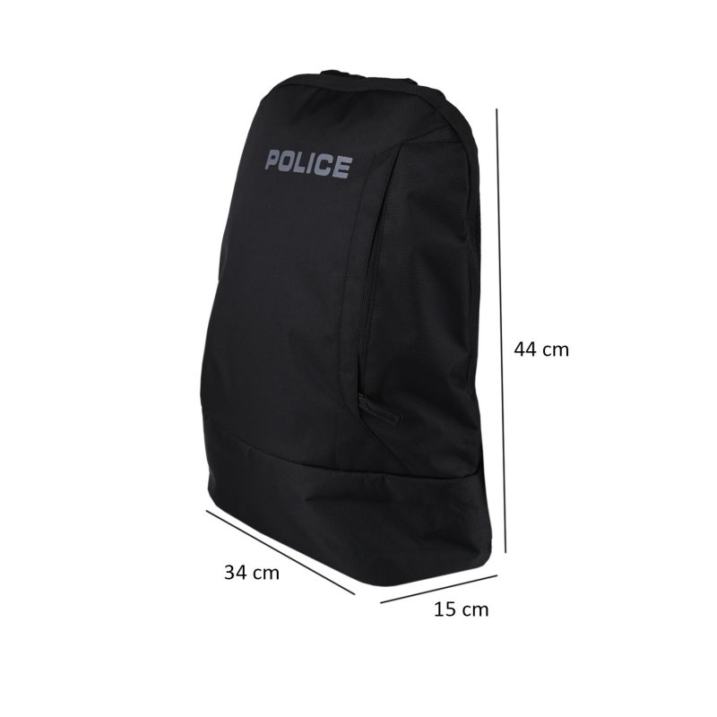 POLICE RUCKSACK HERREN NYLON LAPTOPFACH SCHWARZ PT4272660 — Innenansicht