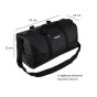 POLICE SAC DE VOYAGE EN SIMILICUIR UNISEXE NOIR PTP11383988 — intérieur