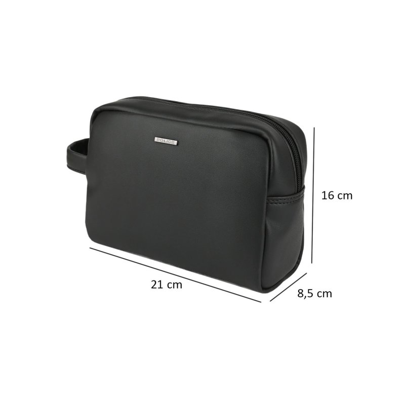 Police Men's Faux Leather Clutch PT7544081 — logo detail