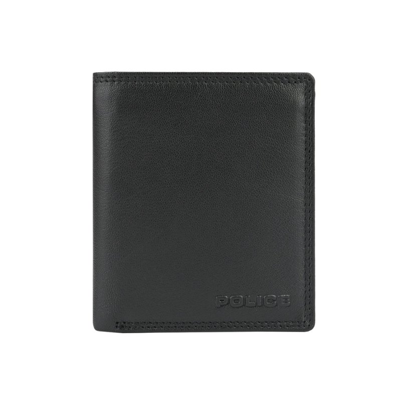 POLICE CARTERA HOMBRE PIEL VERTICAL CON MONEDERO 142710780 — vista frontal