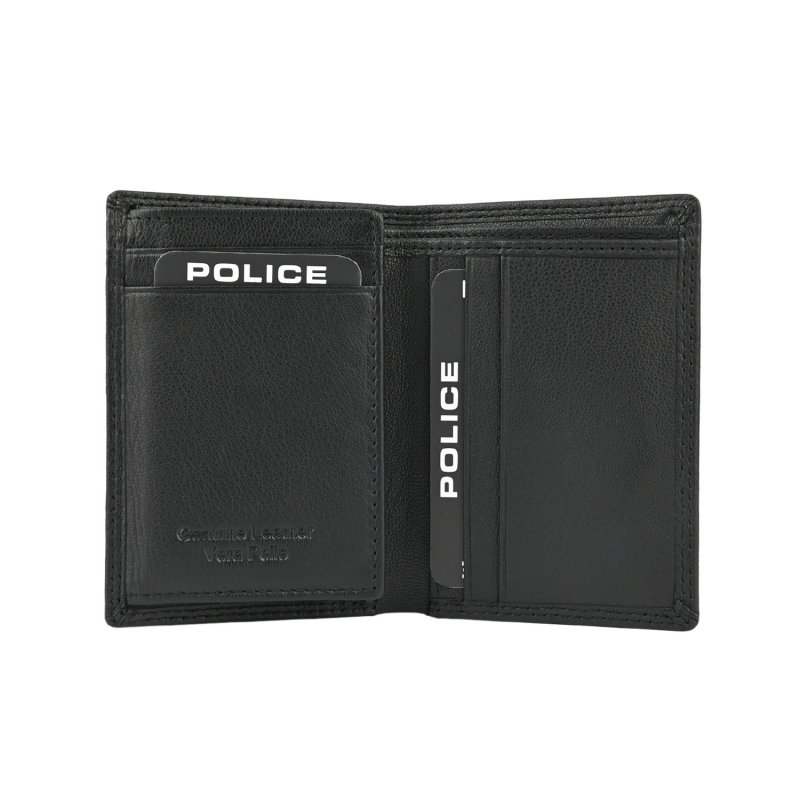 POLICE Men's Genuine Leather Vertical Wallet 142710793