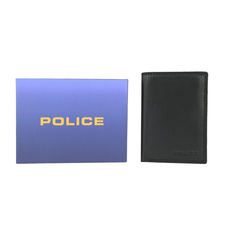 POLICE Men's Genuine Leather Vertical Wallet 142710793 — detail