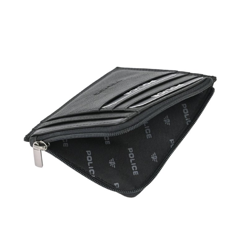 POLICE Men's Genuine Leather Card Holder 142710778 — inside