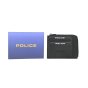 POLICE Men's Genuine Leather Card Holder 142710778 — logo detail