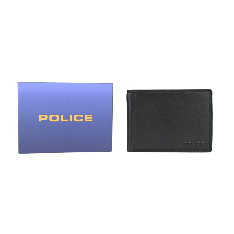 POLICE HERREN GELDBÖRSE ECHTLEDER KARTENETUI HERAUSNEHMBAR 142710783 — Logo-Detail