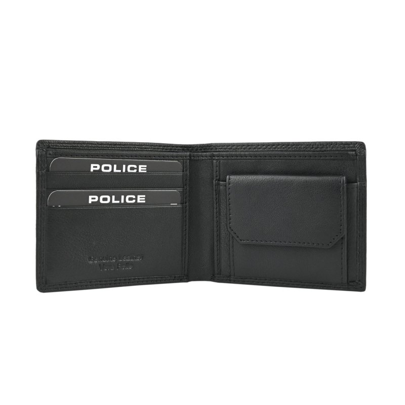 POLICE CARTERA HOMBRE PIEL AUTÉNTICA PEQUEÑA 142710791 — vista frontal
