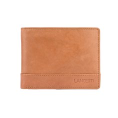 LANCETTI PORTEFEUILLE HOMME CUIR VÉRITABLE LL-23W-761-04/44