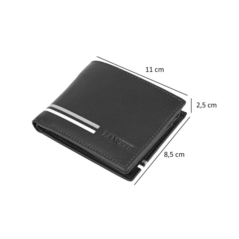 LANCETTI MEN'S GENUINE LEATHER WALLET LL-24S-760-06/49 — view 15