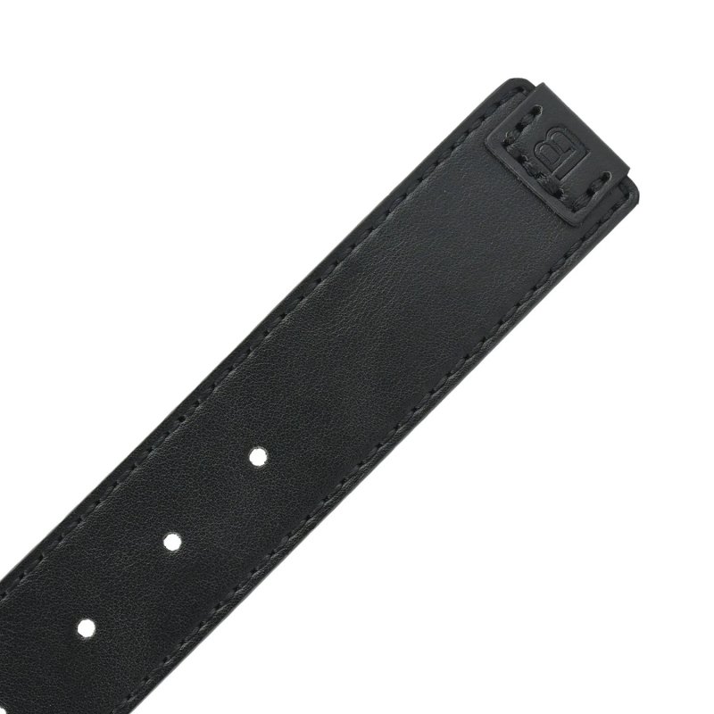 Biagiotti Men's Belt With Gift Box 002 — logo detail