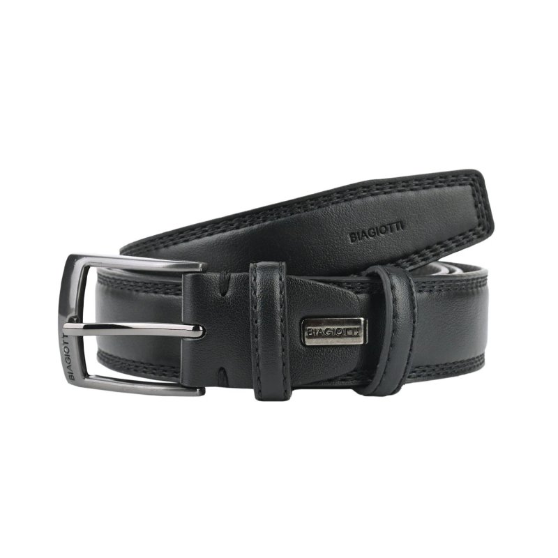 Biagiotti Men's Belt With Gift Box 003 — back view