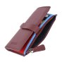 BIAGIOTTI UNISEX GENUINE LEATHER CARD HOLDER, MULTICOLOR INTERIOR 764-20 — front view