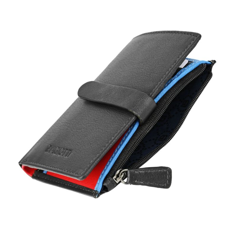 BIAGIOTTI UNISEX GENUINE LEATHER CARD HOLDER, MULTICOLOR INTERIOR 764-20 — view 7