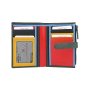 BIAGIOTTI UNISEX GENUINE LEATHER CARD HOLDER, MULTICOLOR INTERIOR 764-20 — view 11