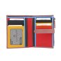 BIAGIOTTI PORTACARTE UNISEX IN PELLE INTERNO MULTICOLORE 764-20 — vista 21