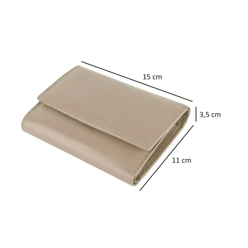 LAURA BIAGIOTTI PORTEFEUILLE FEMME EN CUIR VÉRITABLE 760-31 — vue 38
