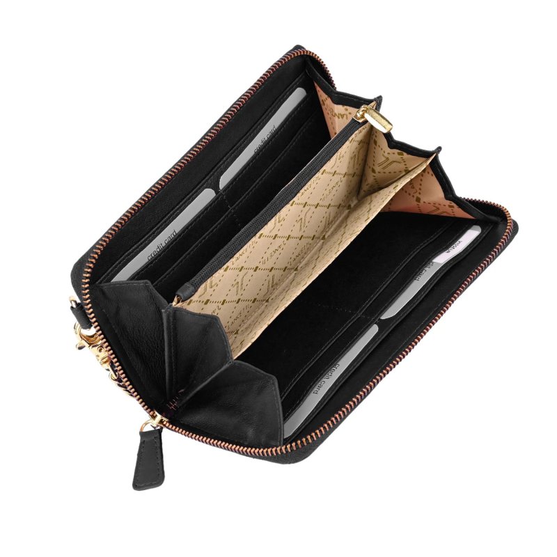 LANCETTI CARTERA MUJER PIEL AUTÉNTICA LL-25S-761-19 — vista frontal
