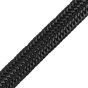 Police Men's Belt Genuine Leather Woven Elastic 1006 — back view