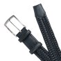 Police Men's Belt Genuine Leather Woven Elastic 1006 — view 20