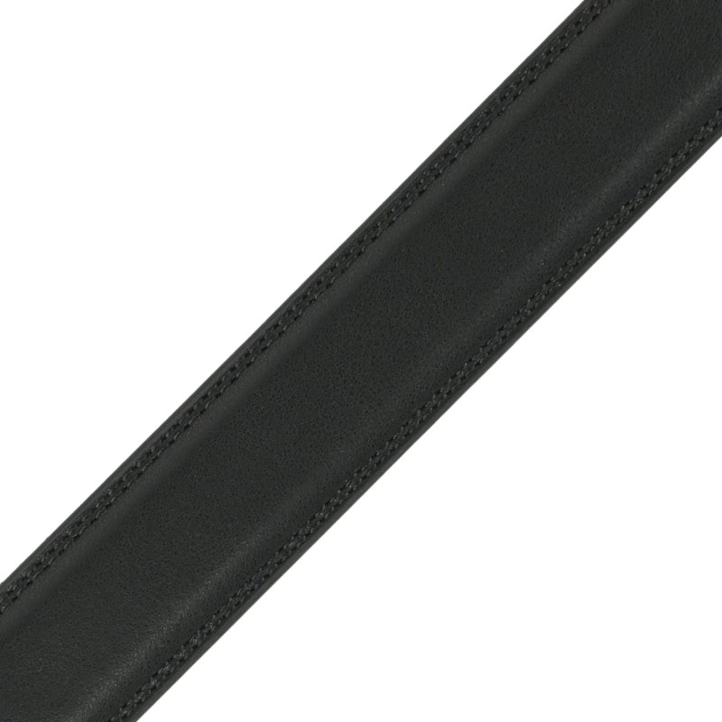 Police Men's Belt in Genuine Leather, Automatic Buckle,1005 — back view