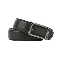 Police Men's Belt in Genuine Leather, Automatic Buckle,995 2