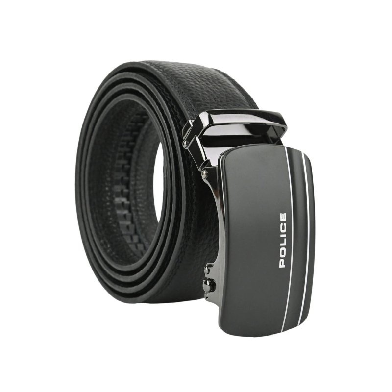 CINTURÓN HOMBRE POLICE PIEL AUTÉNTICA HEBILLA AUTOMÁTICA 994