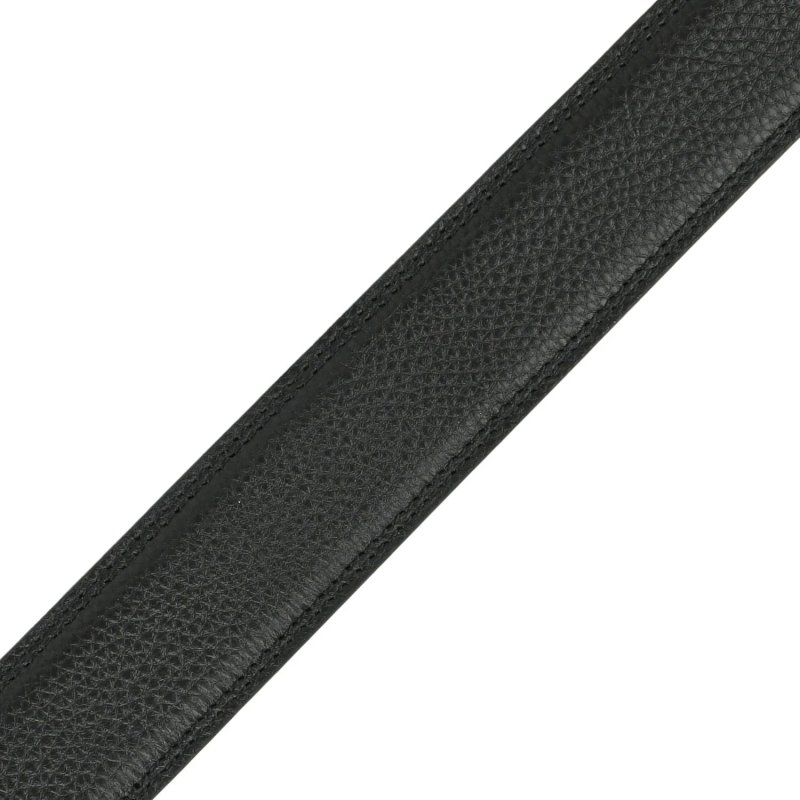 Police Men's Belt in Genuine Leather, Automatic Buckle,994 — inside