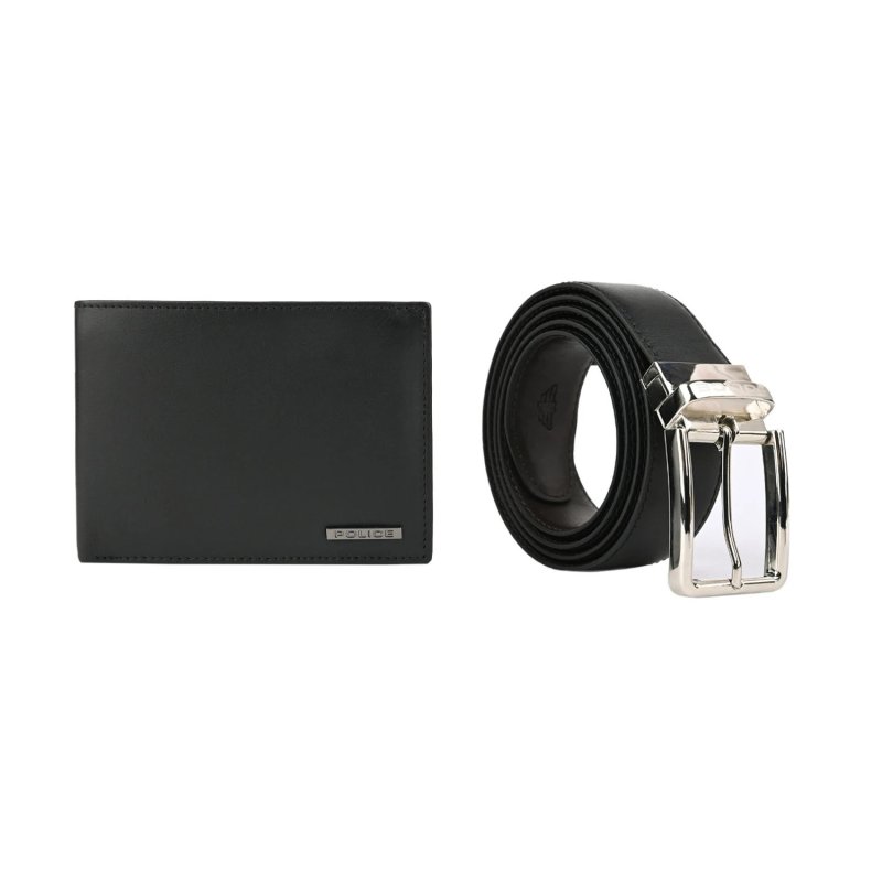 POLICE COFFRET CADEAU HOMME PORTEFEUILLE ET CEINTURE RÉVERSIBLE PTL121810679-PTL14449097-XXL1