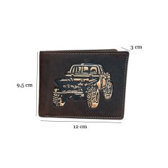 CARTERA HOMBRE PIEL AUTÉNTICA COW HUNTER 292 JEEP 2