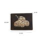 Men's Genuine Leather Wallet Cow Hunter 292 Tractor — front view