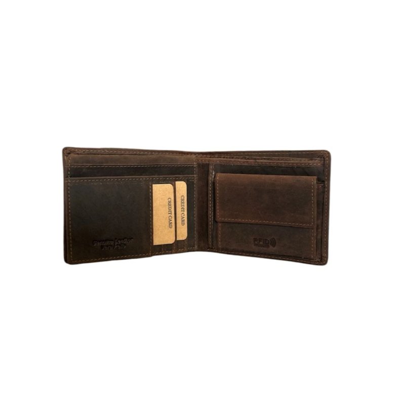 PORTEFEUILLE HOMME CUIR VÉRITABLE COW HUNTER 292 TRACTOR — détail
