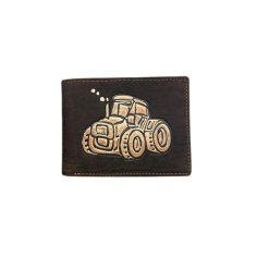 HERREN GELDBÖRSE ECHTLEDER COW HUNTER 292 TRACTOR