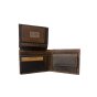 Men's Genuine Leather Wallet Cow Hunter 292 American Flag — back view