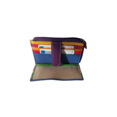 Unisex Genuine Leather Card Holder, Hand-Painted ART4 2