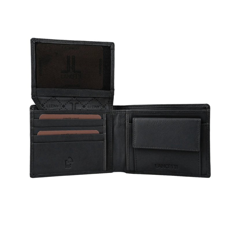 LANCETTI ESTUCHE DE REGALO HOMBRE CARTERA PIEL + CINTURÓN EXTERIOR PU FORRO PIEL 060 — vista 10