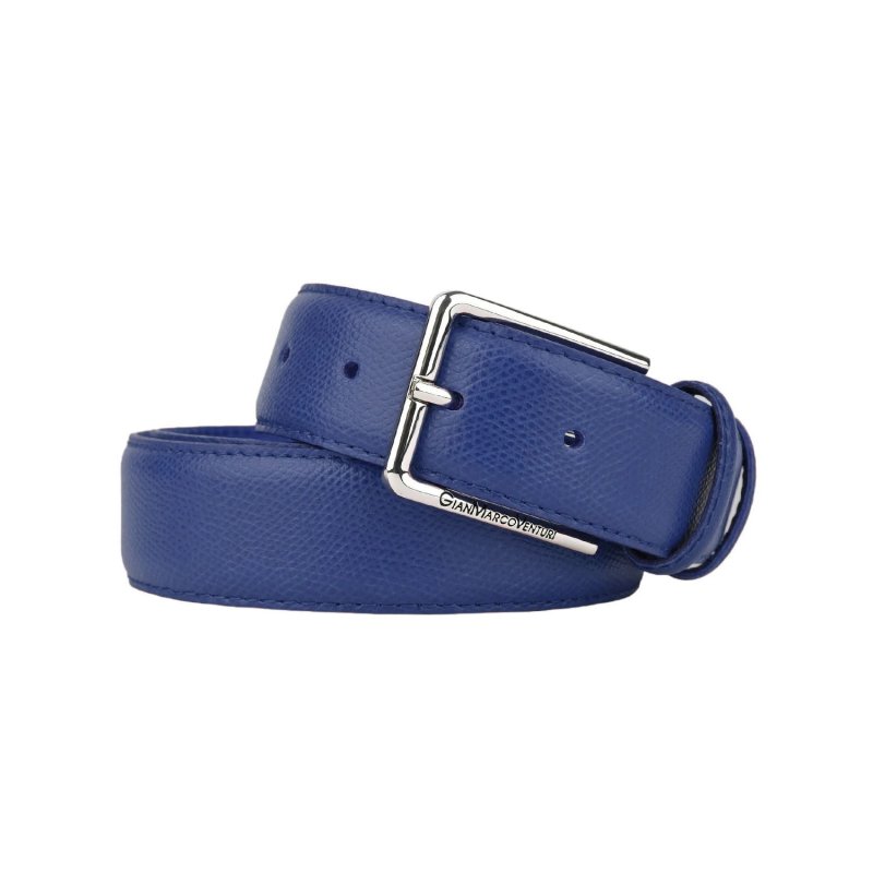 GIANMARCO VENTURI MEN'S LEATHER BELT 3.5 CM GMV-1034/35 — detail