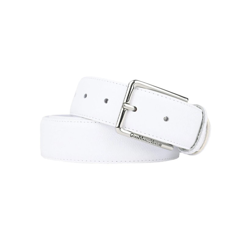 GIANMARCO VENTURI MEN'S LEATHER BELT 3.5 CM GMV-1034/35 — view 8