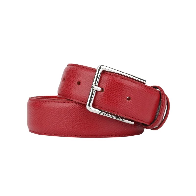 GIANMARCO VENTURI MEN'S LEATHER BELT 3.5 CM GMV-1034/35 — view 20