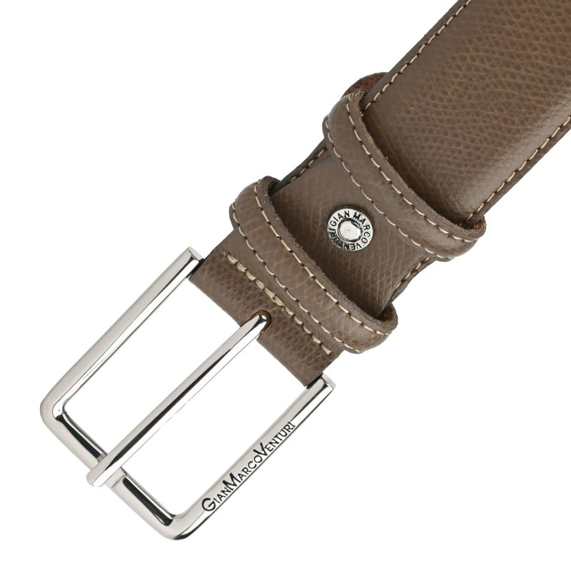 GIANMARCO VENTURI MEN'S LEATHER BELT 3.5 CM GMV-1034/35 — view 27