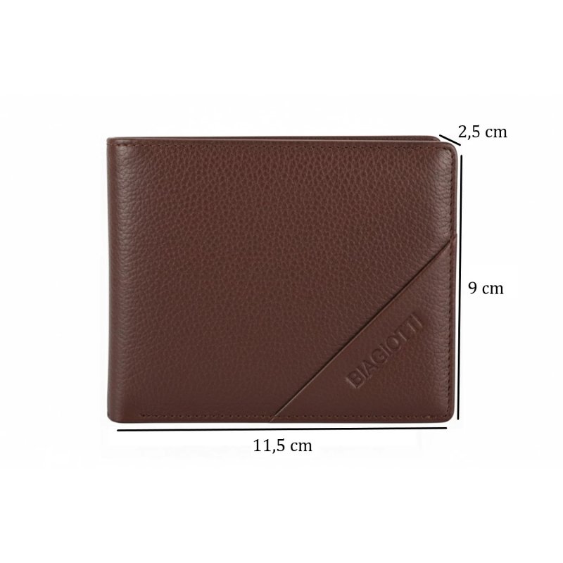 BIAGIOTTI PORTAFOGLIO UOMO PELLE SLIM LB-803-992 — vista 9