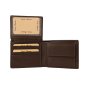 CONTE MASSIMO GIFT SET WALLET + KEYRING GENUINE LEATHER 72-7714KR — inside
